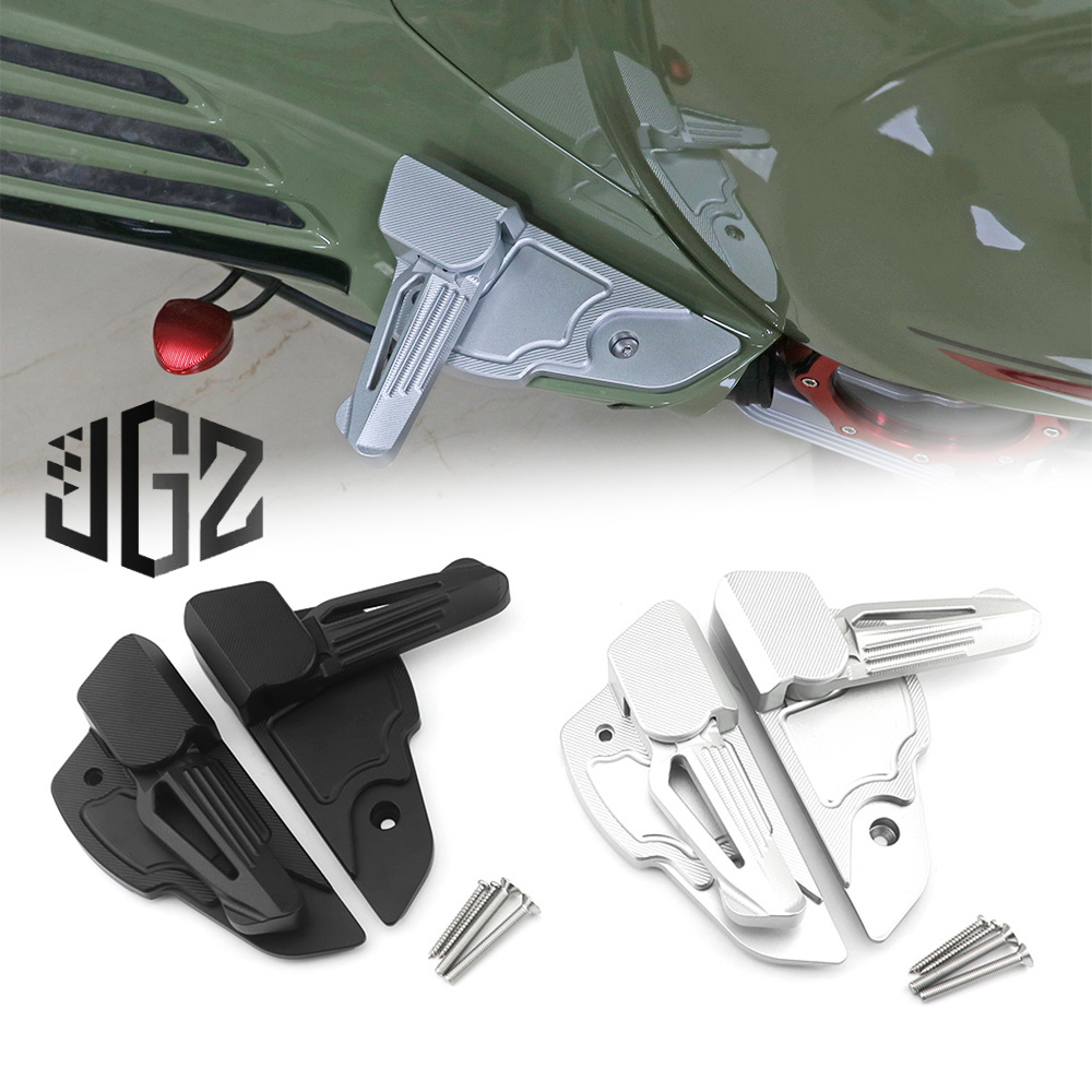 Model Kit Vespa - ベスパスプリント用の高度なダイキャストペダル,オートバイのペダルアセンブリ,助手席リアフットステップ,プリマベーラ50 150 2013-2023