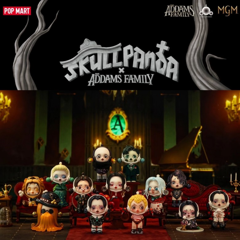 POP MART SKULLPANDA アダムスファミリー  - Model Kit Anime Girl のレビューと価格